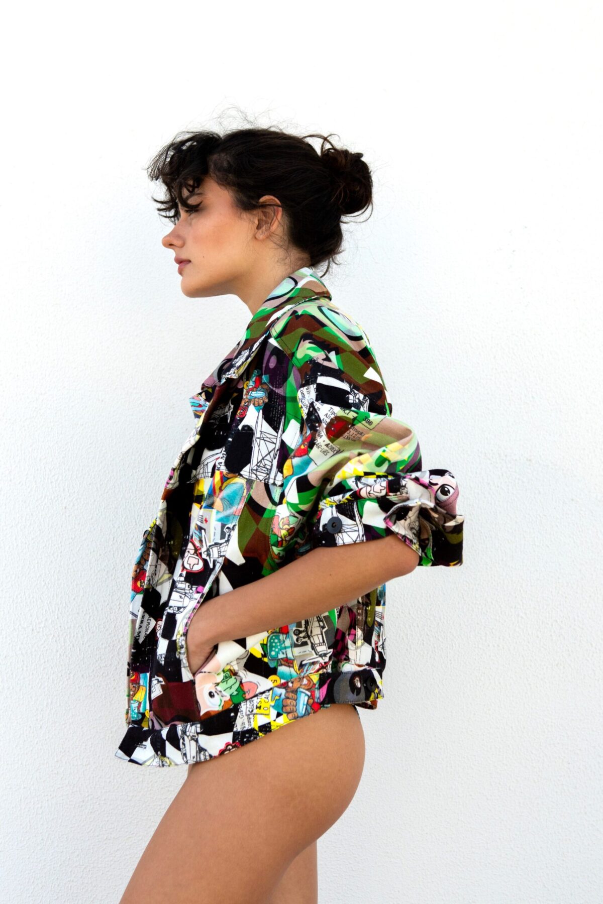 DNXG-BMB02 Pop Bomber Jacket Oversized Gorila #02