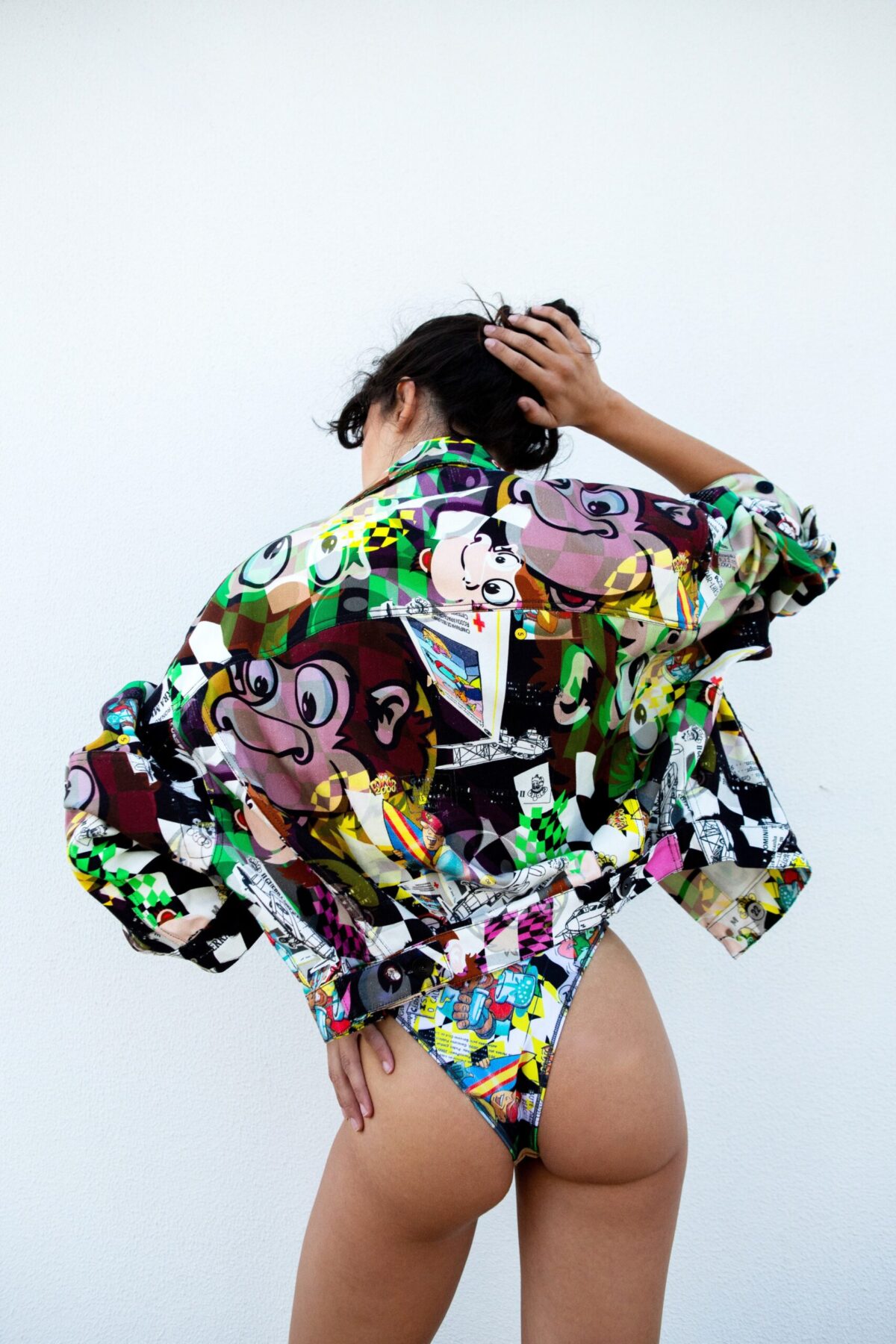 DNXG-BMB02 Pop Bomber Jacket Oversized Gorila #02 - Image 4
