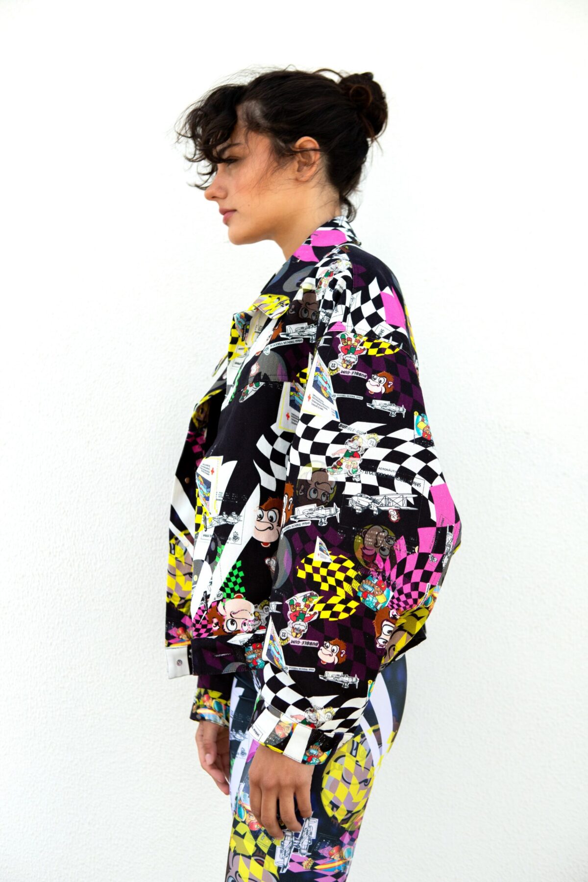 DNXG-BMB01 Pop Bomber Jacket Oversized Gorila #01 - Image 4