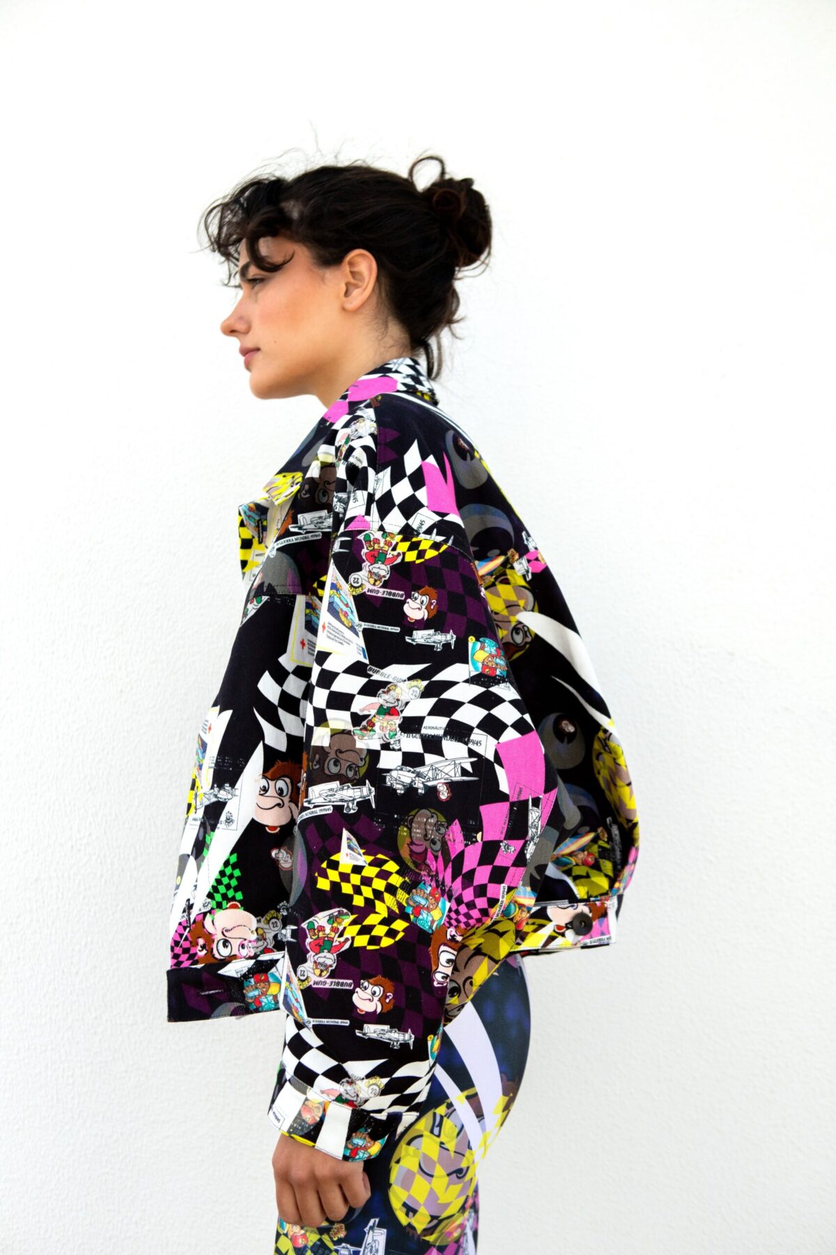 DNXG-BMB01 Pop Bomber Jacket Oversized Gorila #01
