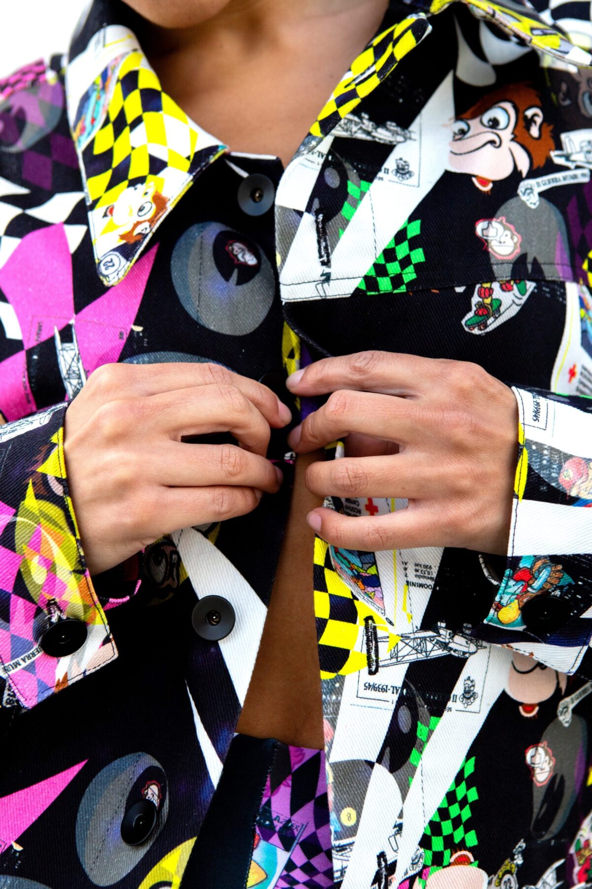 DNXG-BMB01 Pop Bomber Jacket Oversized Gorila #01 - Image 3