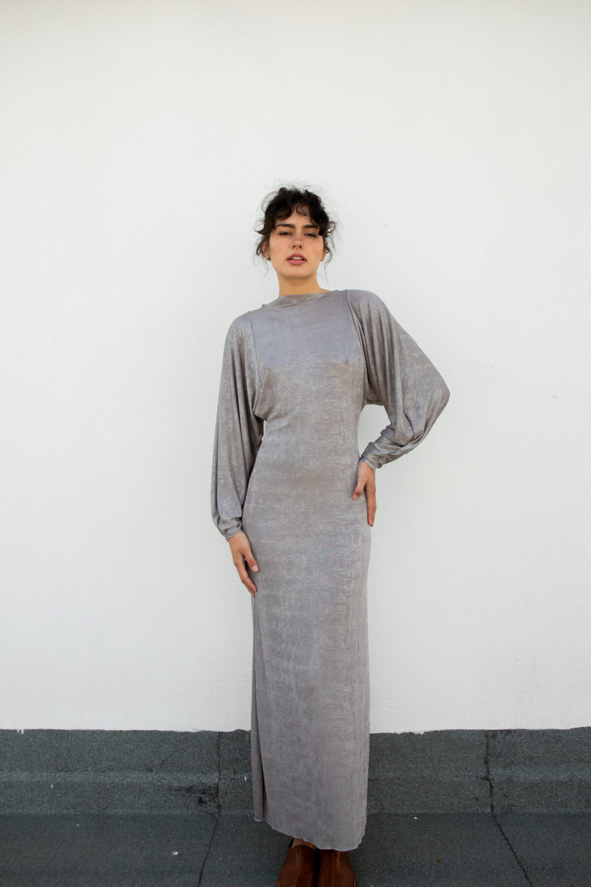 DNTOP2025-BL01 Raglan sleeves Dress - Image 5