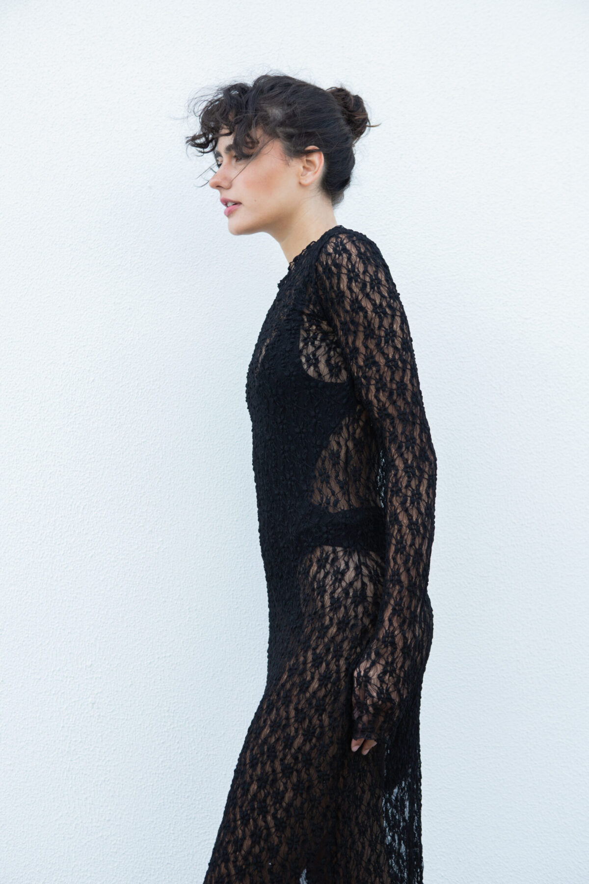 DNJKT2025-MR01 Black Lace Signature Dress - Image 2