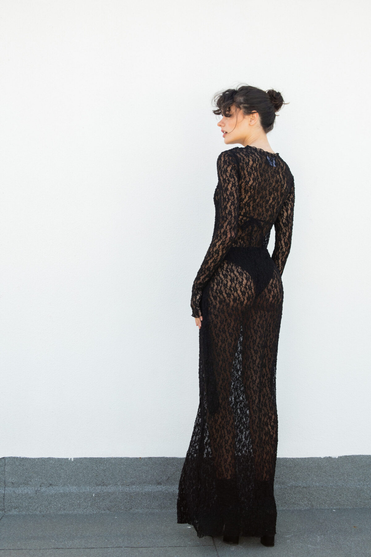 DNJKT2025-MR01 Black Lace Signature Dress - Image 5