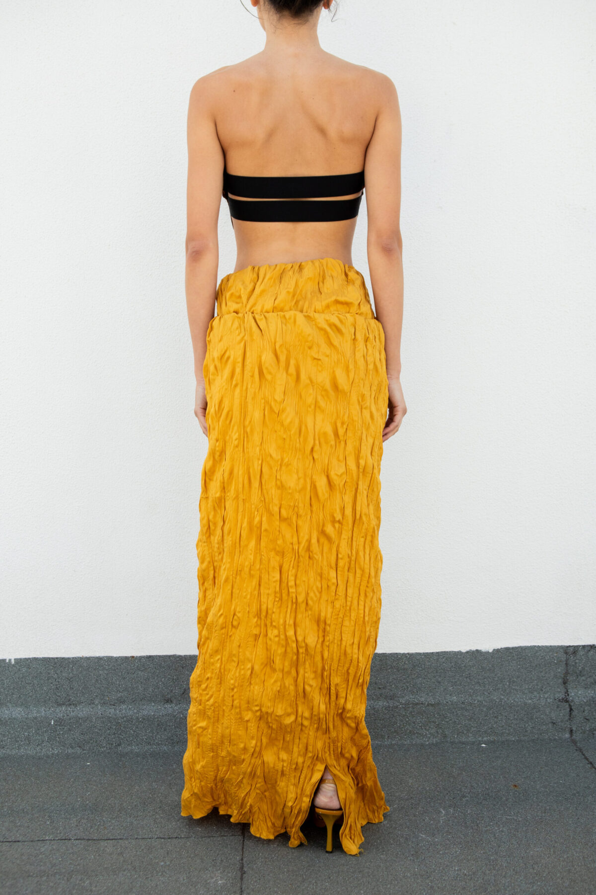 DNSKT2025-FL02 Long Skirt in Indian Pleated - Image 4