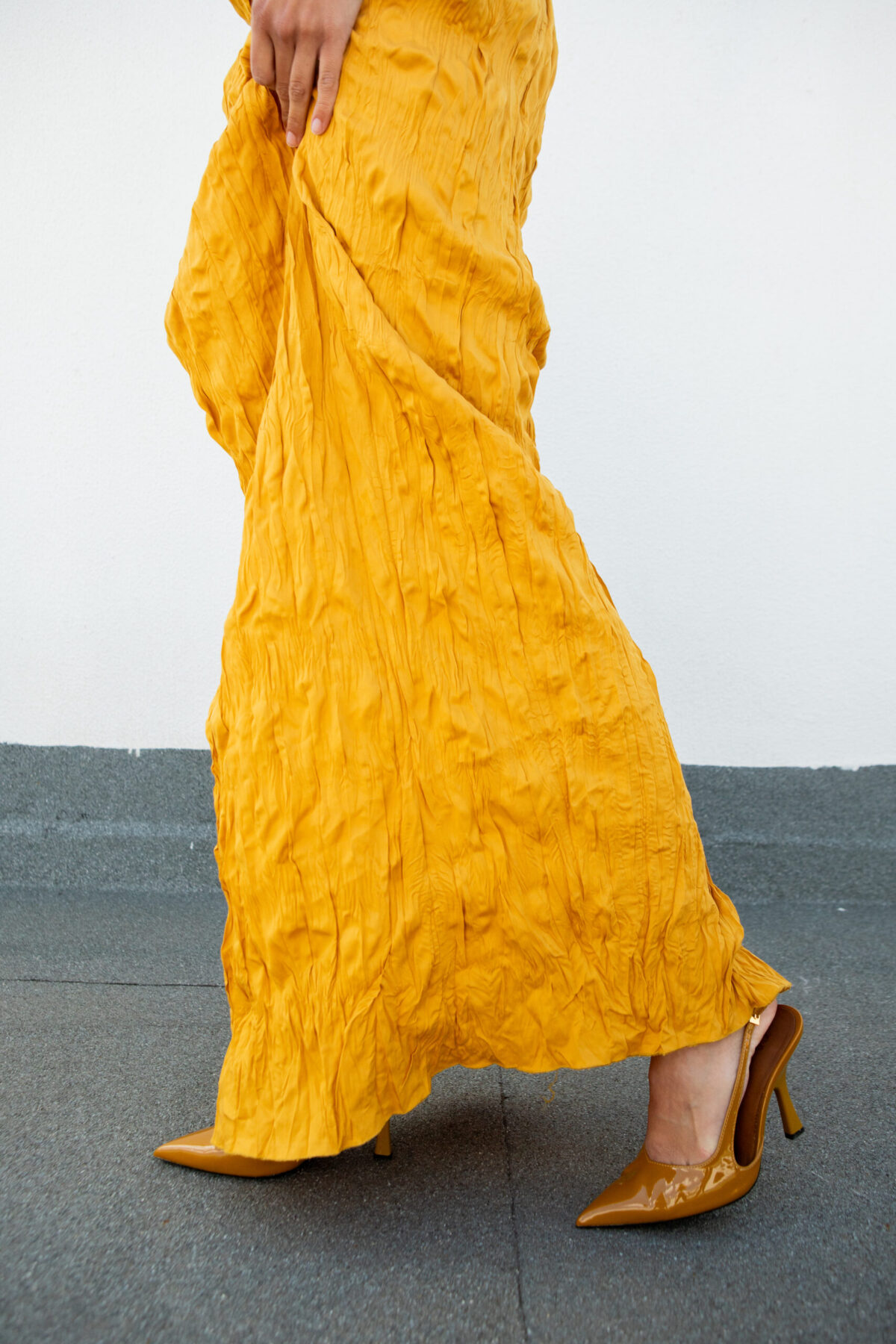 DNSKT2025-FL02 Long Skirt in Indian Pleated - Image 5