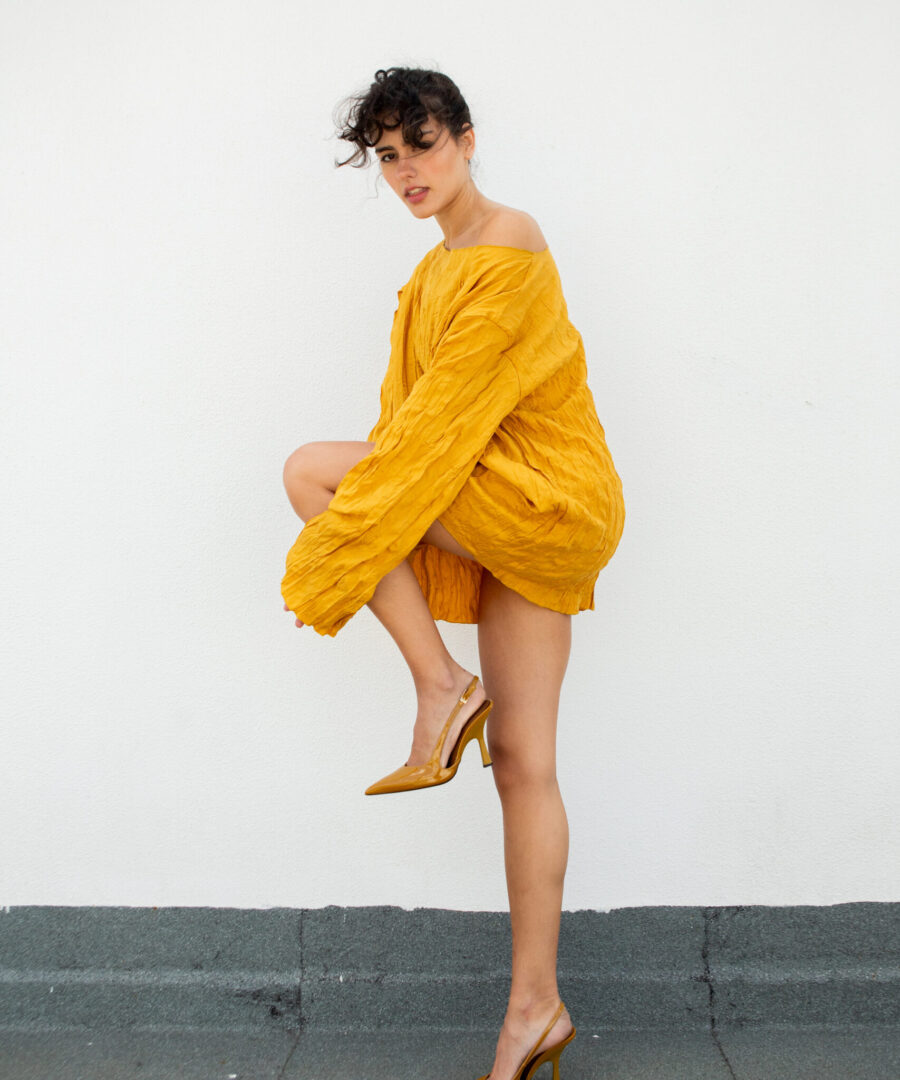 DNSKT2025-SH01 Strapless Mini dress