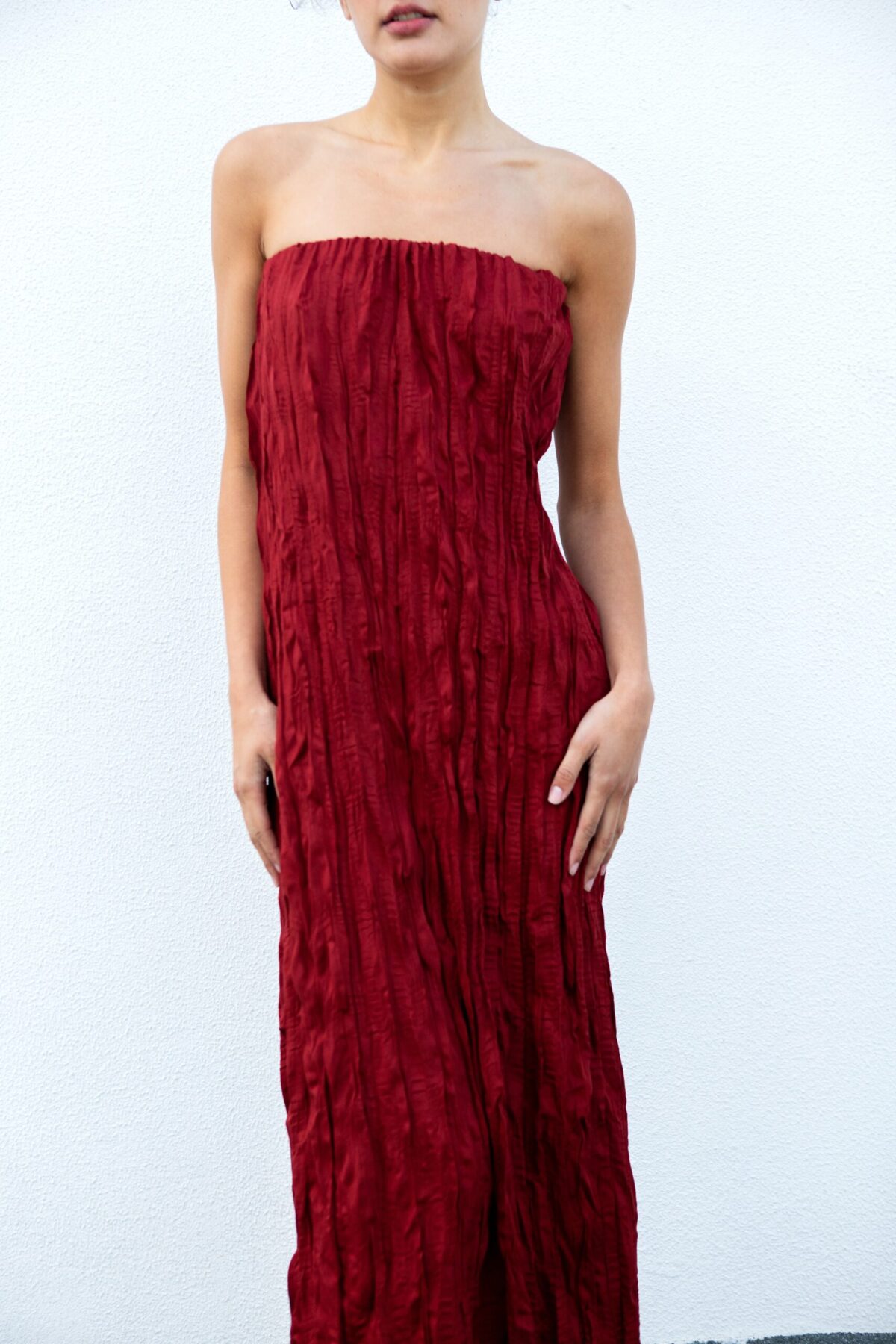 DNDRS2025-GD01 Strapless long dress - Image 3