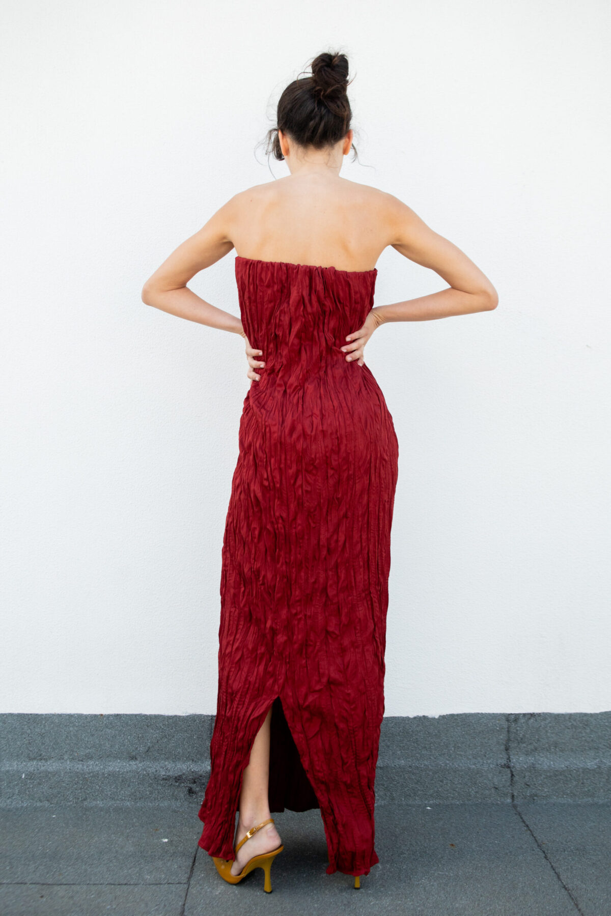 DNDRS2025-GD01 Strapless long dress - Image 2