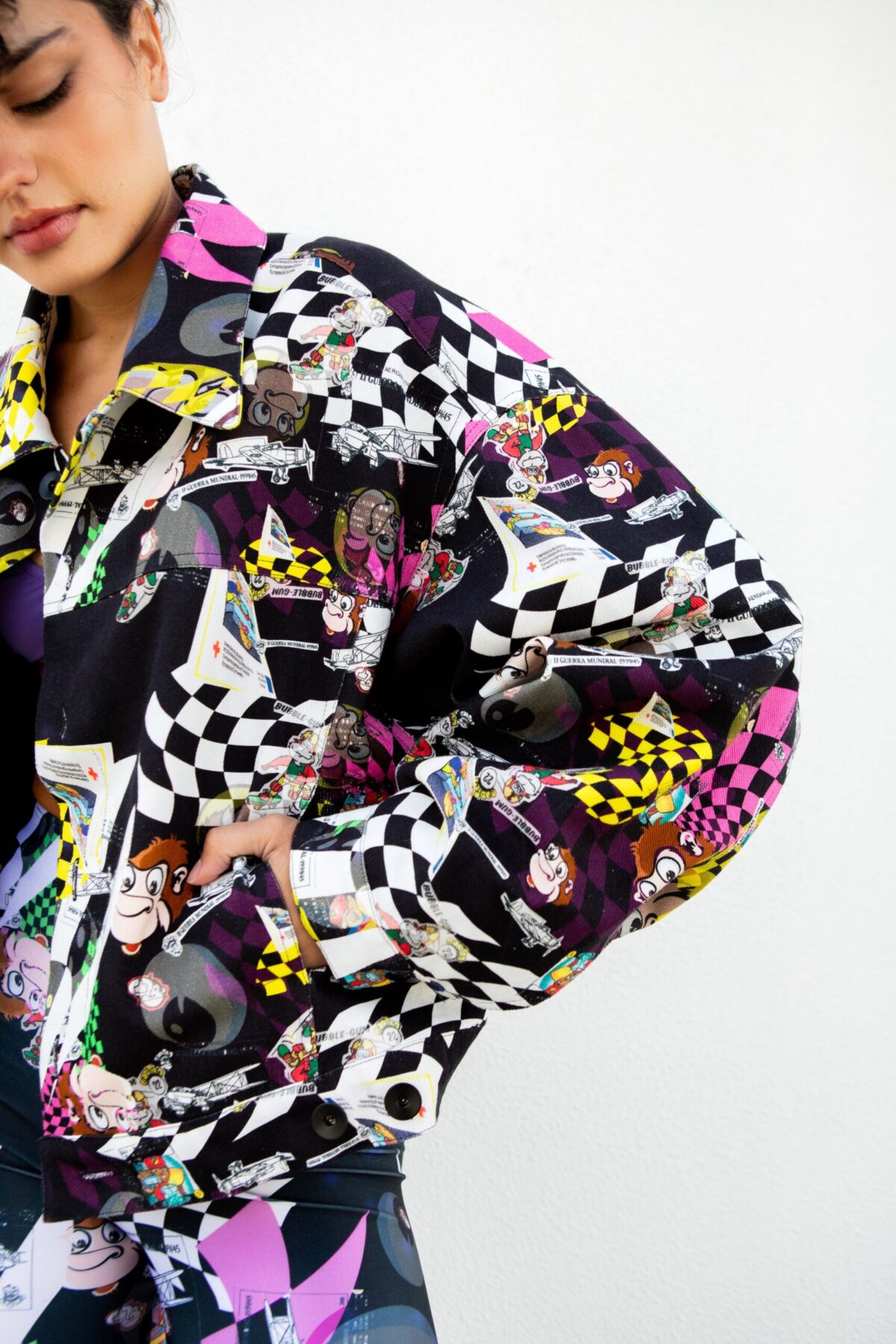 DNXG-BMB01 Pop Bomber Jacket Oversized Gorila #01 - Image 2