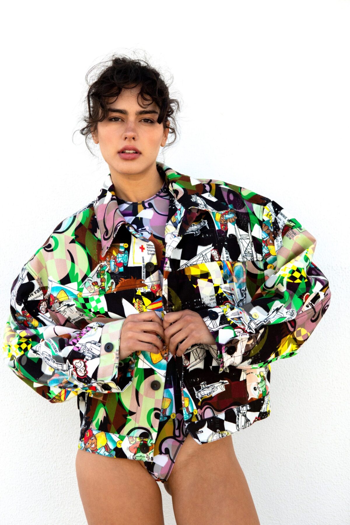 DNXG-BMB02 Pop Bomber Jacket Oversized Gorila #02 - Image 2