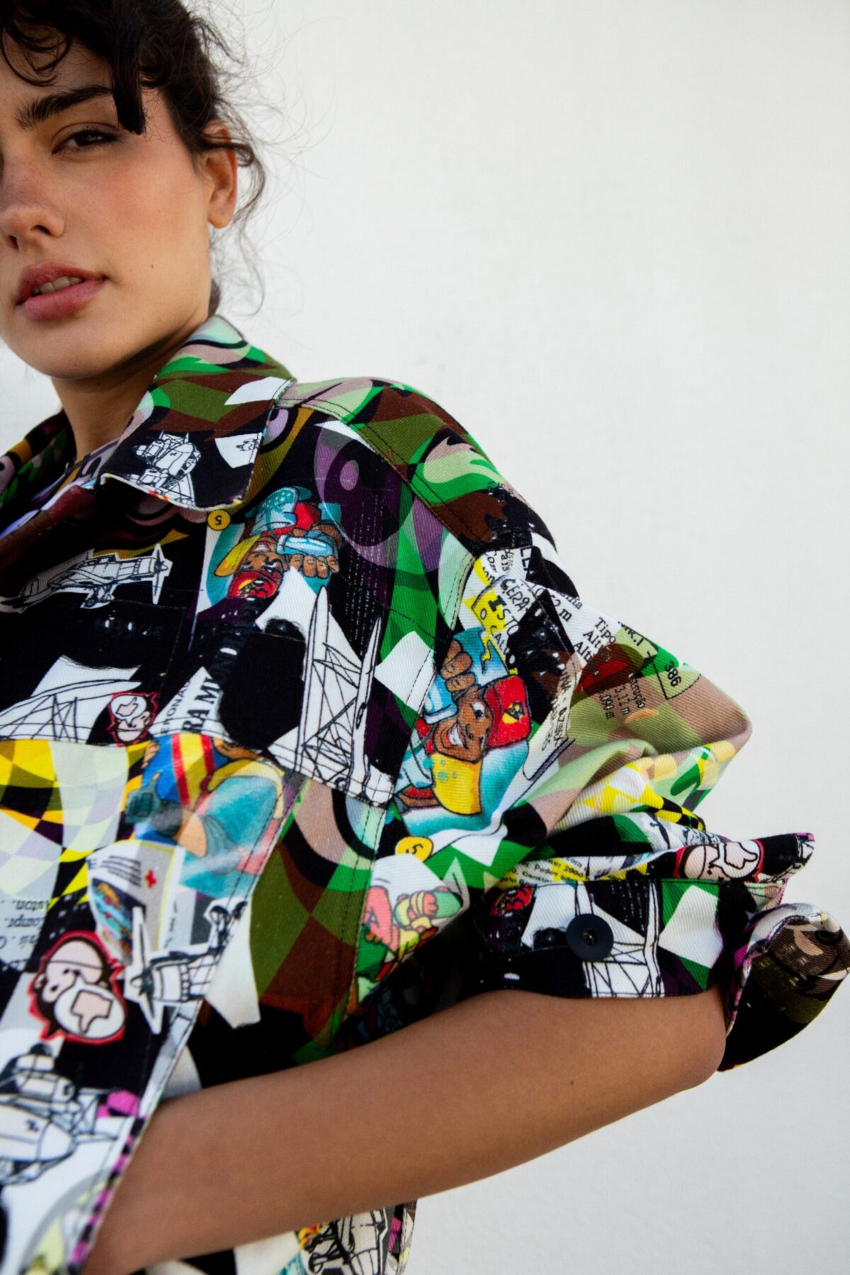 DNXG-BMB02 Pop Bomber Jacket Oversized Gorila #02 - Image 3