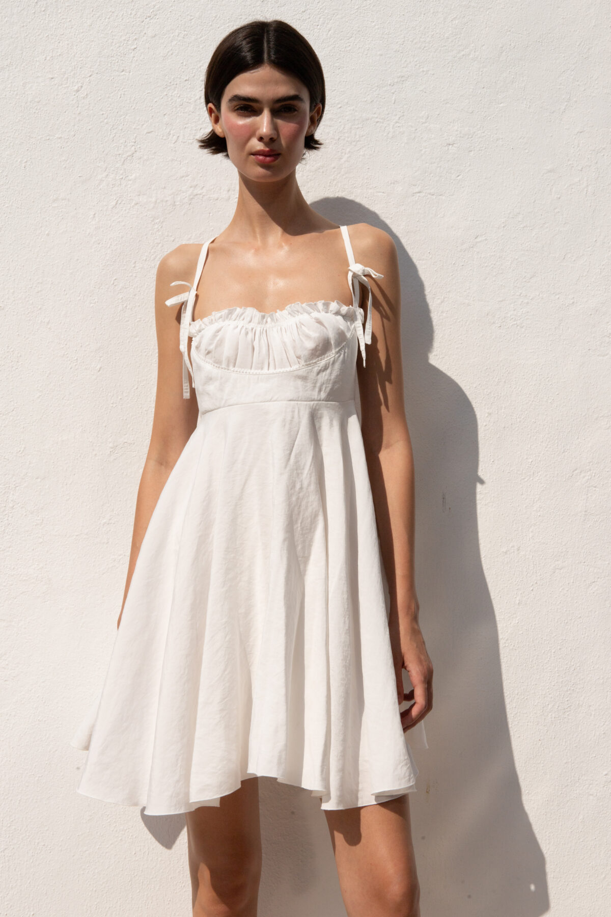 "The White Papoila Dress" - Image 3